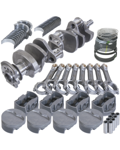 Eagle Chevrolet 350 Small Block Balanced 2Pc Seal Street & Strip Rotating Assembly Kit 3.75in Stroke - B13057E030