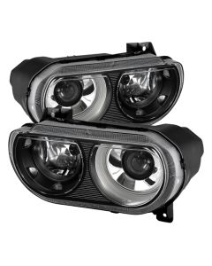 xTune Dodge Challenger 08-14 Xenon Hid Model Only Projector Headlamps Black HD-JH-DCHAL08-HID-BK - 9027277