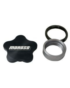 Moroso Universal Filler Cap Kit - 1-3/8-12 - Aluminum Bung - Black Anodized - 85283