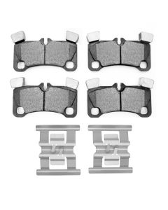 DFC 08-10 Porsche Cayenne Rear 5000 Advanced Low Metallic Brake Pads and Hardware Kit - 1551-1350-01