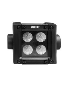 Westin B-FORCE LED Light Bar Double Row 2 inch Flood w/3W Cree - Black - 09-12212-4F