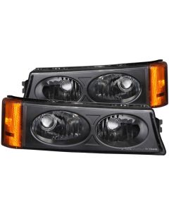ANZO 2003-2006 Chevrolet Silverado 1500 Euro Parking Lights Black - 511036