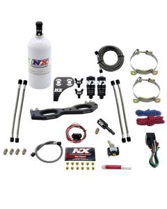 Nitrous Express Polaris RZR 900cc Nitrous Plate Kit w/2.5lb Bottle - 67001-2.5P