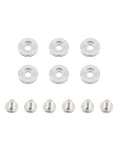 Silver Fender Washer & Bolt Kit - Pack of 6 | Mishimoto