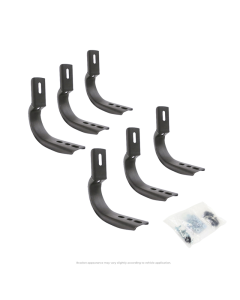 Go Rhino 2024 Toyota Tacoma DC 4dr Brackets for OE Xtreme Cab Length SideSteps - Tex. Blk - 6844325