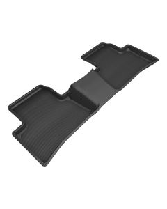 3D MAXider 22-23 Toyota Corolla Cross FWD Kagu Black Floor Mats - Row 2 - L1TY29321509
