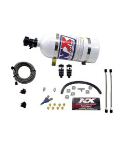 Nitrous Express Hitman EFI Single Nozzle Piranha Nitrous Kit (35-75HP) w/10lb Bottle - 20001-10