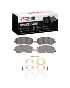 DFC 16-17 Jeep Compass Front 5000 Advanced Ceramic Brake Pads and Hardware Kit - 1551-2057-02