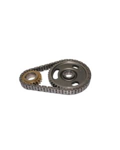 COMP Cams Hi Energy Timing Chain Set for Small Block Chevy 283-400 1955-1986, Single Roller Chain, Steel Construction, Black Finish - 3218