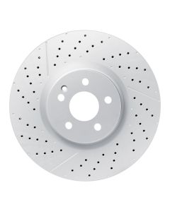 DFC 14-19 Mercedes-Benz CLA45 AMG Front Drilled GeoSPEC Coated Rotor and Slotted - 634-63151