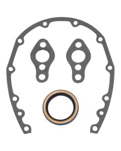 Edelbrock SBC Timing Cover Gasket And Oil Seal Kit - 6997