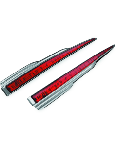 Chrome Rear Light Bars for Trikes - Kuryakyn 6976