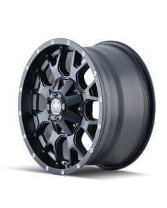 Mayhem 8015 Warrior 20x9 / 6x135 BP / 18mm Offset / 106mm Hub Matte Black Wheel - 8015-2937MB18