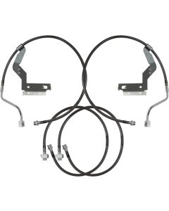 Carli 17-23 Ford F250/350 SD Hardware Braided Brake Lines 4.5in - CS-FORDBBL-45-17