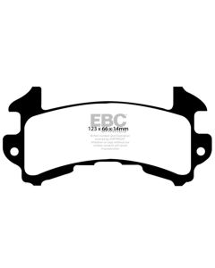 EBC 89-97 Chevrolet Blazer 4.3 S-10 (2 Wheel ABS) 2WD Greenstuff Front Brake Pads - DP61146