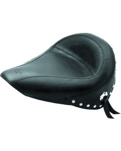 Mustang 84-06 Harley Standard Rear Tire Standard Touring Solo Seat w/Studs - Black - 75084