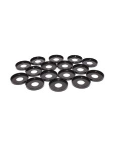 COMP Cams Valve Spring Seat Cups for 1.500in Stem Diameter, Steel Construction, Black Finish - Universal Fit - 4769-16