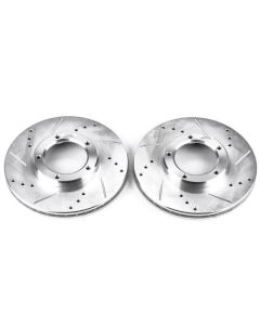 Power Stop 95-04 Toyota Tacoma Front Evolution Drilled & Slotted Rotors - Pair - JBR790XPR