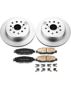 Power Stop 99-00 Lexus SC300 Rear Z17 Evolution Geomet Coated Brake Kit - CRK3134