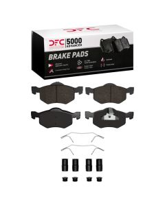 DFC 05-07 Ford Escape Front 5000 Advanced Ceramic Brake Pads and Hardware Kit - 1551-0843-01