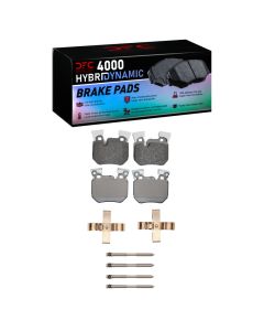 DFC 06-13 BMW 328i Rear 4000 HybriDynamic Brake Pads and Hardware Kit - 4000-1372-01