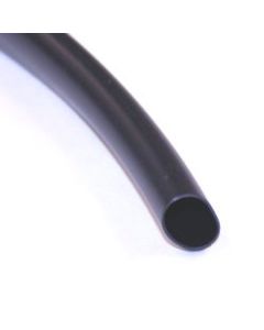 NAMZ Extruded PVC Tubing Black Wire Loom (1/2in.) - 8ft. Section - NETR-012