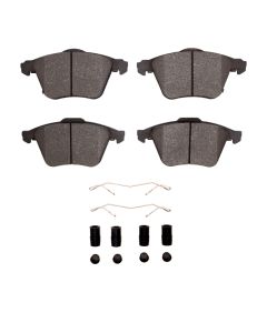 DFC 06-07 Mazda 6 Front 5000 Advanced Low Metallic Brake Pads and Hardware Kit - 1551-1186-01