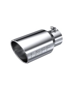 MBRP T304 Stainless Steel 6" O.D. Angled Rolled End 4" Inlet 12" Length Exhaust Tips - T5073