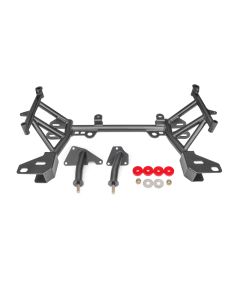 BMR 93-02 4th Gen F-Body K-Member LT1 Motor Mounts Standard Rack Mounts Black Hammertone - KM341H