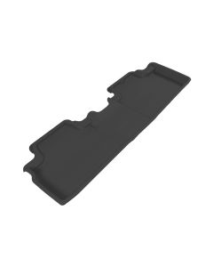 3D MAXpider 2006-2011 Honda Civic Coupe Kagu 2nd Row Floormats - Black - L1HD03621509