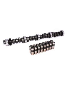 COMP Cams Camshaft and Lifter Kit for Chevrolet Small Block 262H Duration, Hydraulic Flat Tappet, Steel Camshaft, Black Finish - FC XE262H-10 - CL32-242-4
