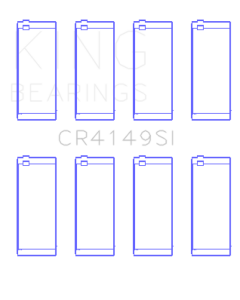 King Engine Bearings G.M.C. Saturn (Size +0.25mm) Connecting Rod Bearing Set - CR4149SI0.25