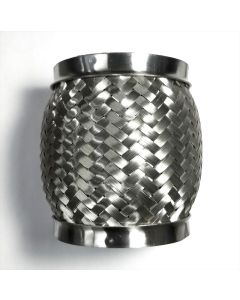 Stainless Bros 3.0in x 4in OAL 304SS Flex Joint w/ Interlock Liner - 612-07604-1000