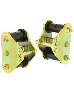 RockJock YF Front Leaf Spring Shackles w/ Urethane Bushings - CE-9038