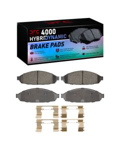 DFC 03-11 Ford Crown Victoria Front 4000 HybriDynamic Brake Pads and Hardware Kit - 4000-0931-01