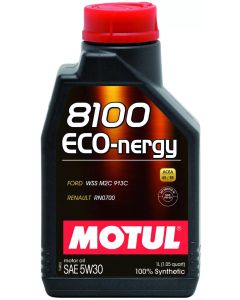 Motul 8100 ECO-NERGY 5W30 - 1L - Synthetic Engine Oil- MOTU-102782