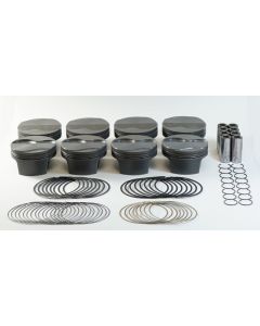 Mahle MS Piston Set GM L92/LS3 378ci 4.075in Bore 3.622stk 6.125in Rod 0.927 Pin 2cc 10.8CR Set of 8 - 197719275