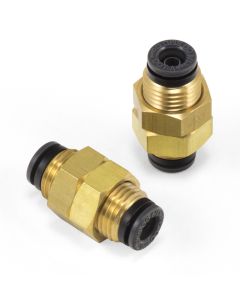 Air Lift Universal Bulkhead Union 1/4in PTC x 1/4in PTC-DOT - 22652