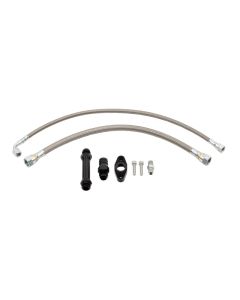 Wehrli Cummins High Mount 2nd Gen Turbo Swap Oil Line Kit - WCF100279