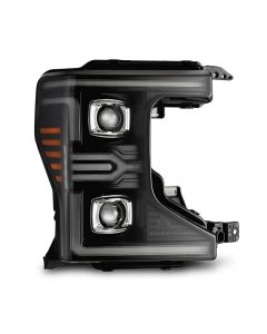 AlphaRex 20-22 Ford F-250/350/450/550 SD LUXX-Series LED Proj Headlights Bk w/Acv Light SS & SBDRL - 880341