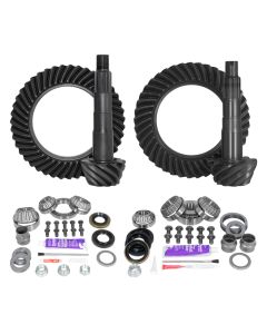 Yukon Ring & Pinion Gear Kit Front & Rear for Toyota 8/8IFS Diff (w/Factory Locker) 4.11 Ratio - YGKT006-411-4