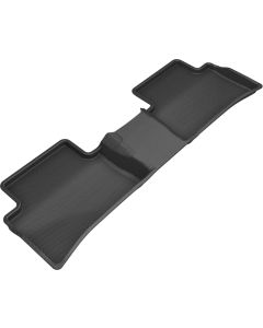 3D MAXpider 2019-2020 Toyota Corolla Hatchback Kagu 2nd Row Floormats - Black - L1TY24621509