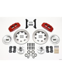 Wilwood Dynapro 6 Front Hub Kit 12.19in Red 70-78 Camaro - 140-10738-R