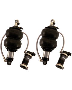 Ridetech TQ Series ShockWaves 4.1in Travel 6.5in dia Double Convoluted .625in/.625in Bearing - 24340101