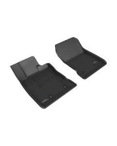 3D MAXipder 2023 Toyota GR86 / Subaru BRZ Kagu Black Floor Mat - Row 1 - L1TY28311509