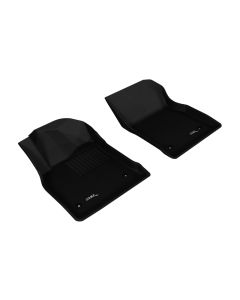 3D MAXpider 2011-2015 Chevrolet Cruze/Cruze Limited Kagu 1st Row Floormat - Black - L1CH04411509