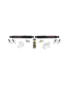 Skyjacker Steering Stabilizer Dual Kit Black  Dual Kit For 4-8.5 Inch Lifts- SKYJ-8254