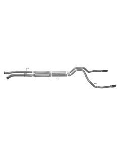 Gibson 10-19 Toyota Tundra SR5 4.6L 2.5in Cat-Back Dual Split Exhaust - Aluminized - 7402