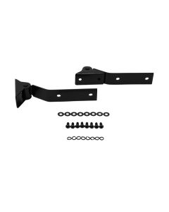 Kentrol 87-95 Jeep Wrangler YJ Tailgate Hinge Pair - Powdercoat Black - 50442