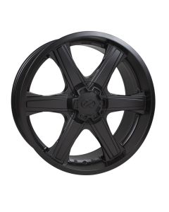 Enkei BHAWK 22x9.5 6x139.7 30mm Offset 78mm Bore Black Wheel - 503-2295-8330BK
